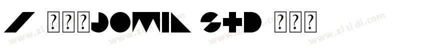 A-欧特福jomin std字体转换